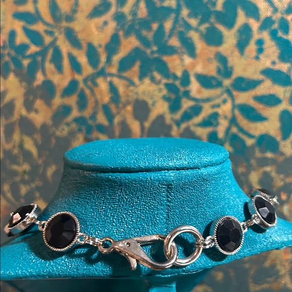 Elegant Black and Silver Women's Choker - Picture 12 of 12